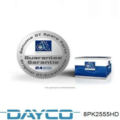 Correia dos conjuntos de transmissão Dayco 8PK2555HD preço, a partir de 32,42 USD