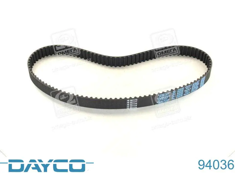 Correia do mecanismo de distribuição de gás Dayco 94036 preço, a partir de 19,15 USD