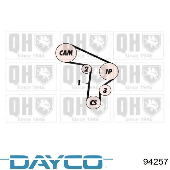 Compre 94257 Dayco Correia do mecanismo de distribuição de gás