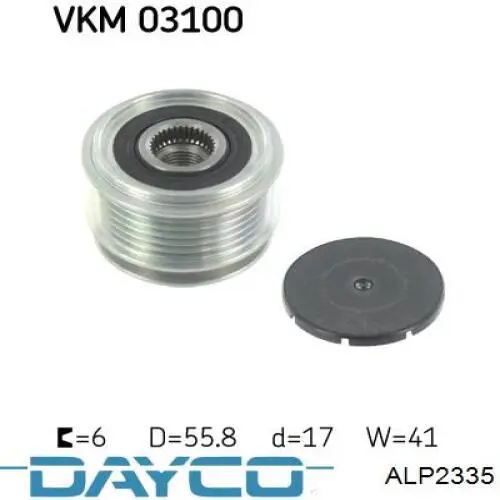Compre ALP2335 Dayco Polia do gerador
