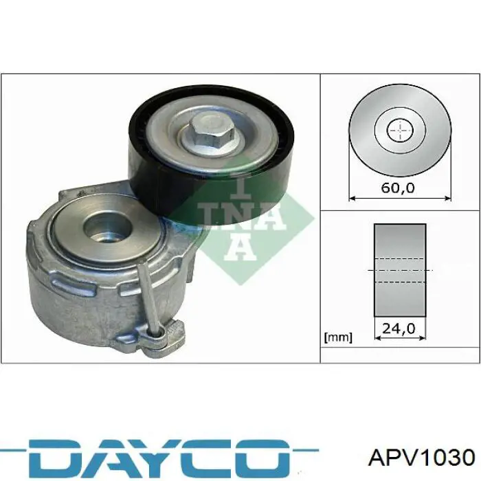 Compre APV1030 Dayco Reguladora de tensão da correia de transmissão