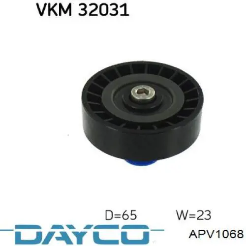 Compre APV1068 Dayco Rolo parasita da correia de transmissão