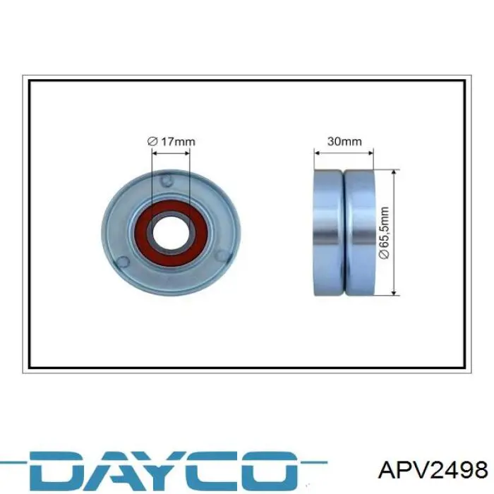 Compre APV2498 Dayco Reguladora de tensão da correia de transmissão