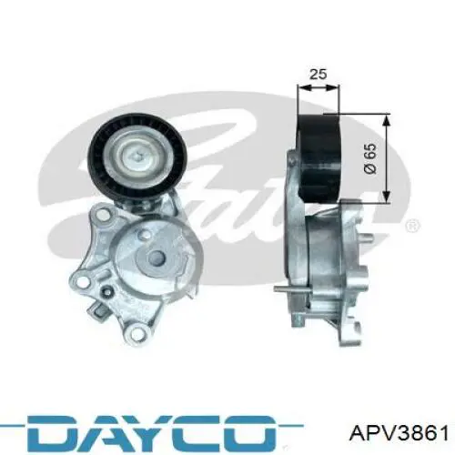 Reguladora de tensão da correia de transmissão Dayco APV3861 preço, a partir de 89,66 USD
