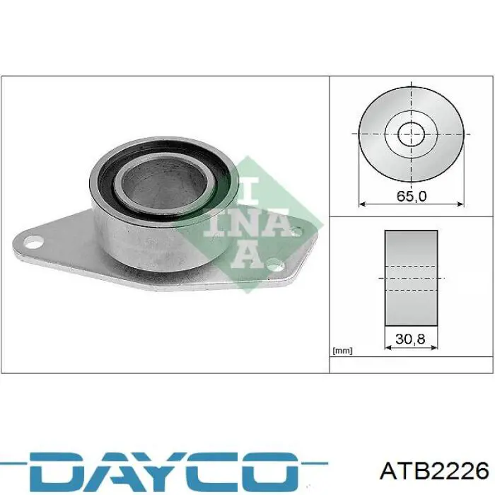 Rolo parasita da correia do mecanismo de distribuição de gás Dayco ATB2226 preço, a partir de 42,66 USD
