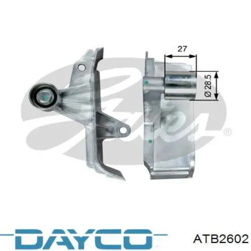 Compre ATB2602 Dayco Rolo parasita da correia do mecanismo de distribuição de gás