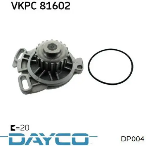 Compre DP004 Dayco Bomba de água (bomba) de esfriamento