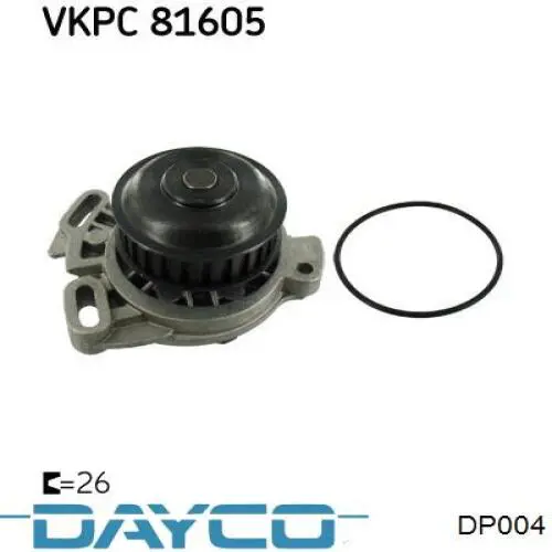 DP004 Dayco Bomba de água (bomba) de esfriamento