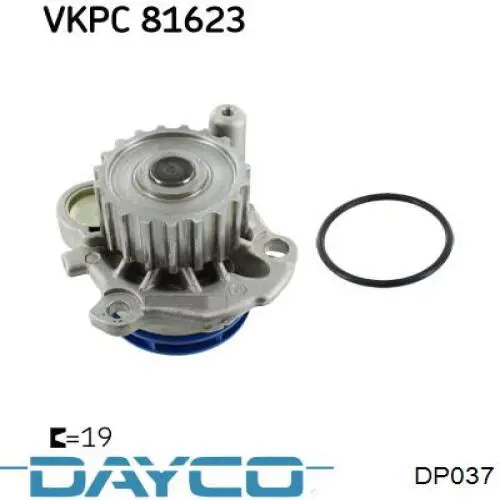 Bomba de água (bomba) de esfriamento Dayco DP037 preço, a partir de 53,81 USD