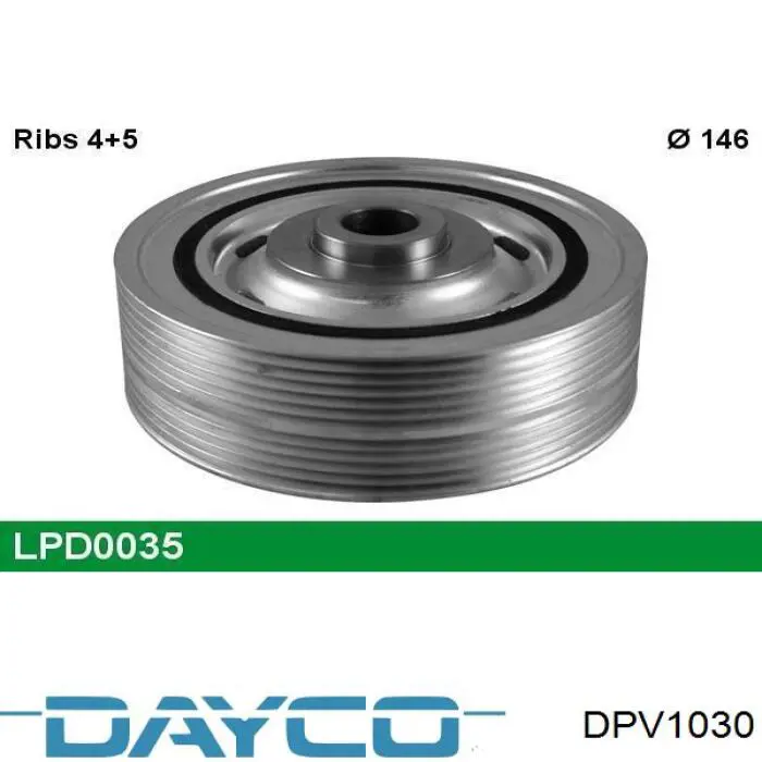 DPV1030 Dayco Polia de cambota