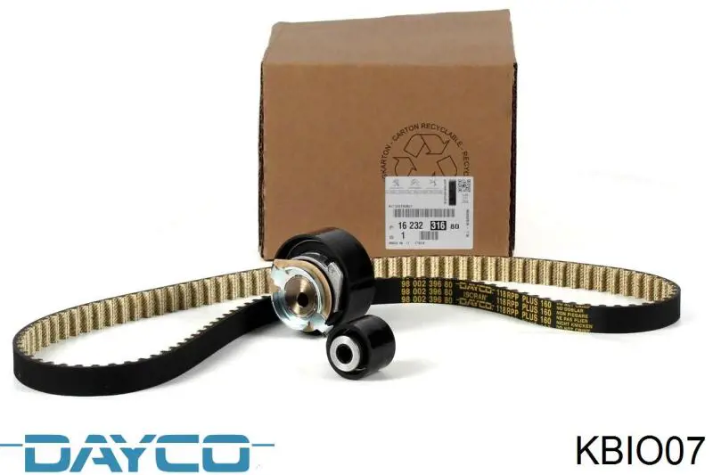 KBIO07 Dayco Correia do mecanismo de distribuição de gás, kit