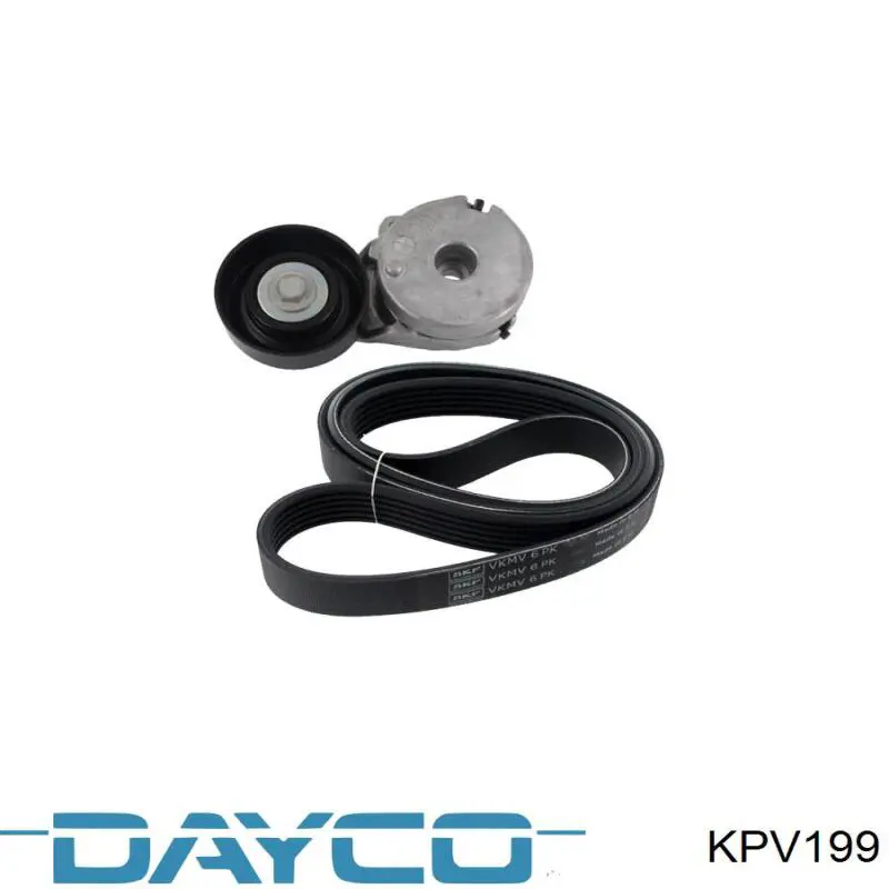 Correia dos conjuntos de transmissão, kit Dayco KPV199 preço, a partir de 112,83 USD