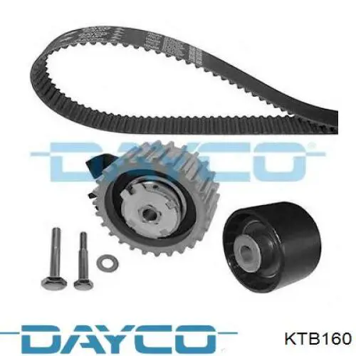 Correia do mecanismo de distribuição de gás, kit Dayco KTB160 preço, a partir de 107,50 USD