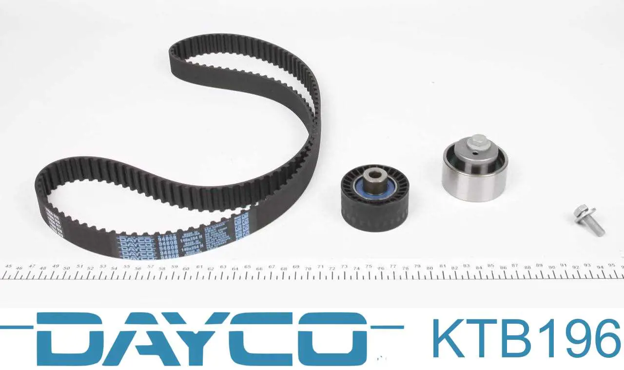 Correia do mecanismo de distribuição de gás, kit Dayco KTB196 preço, a partir de 67,98 USD