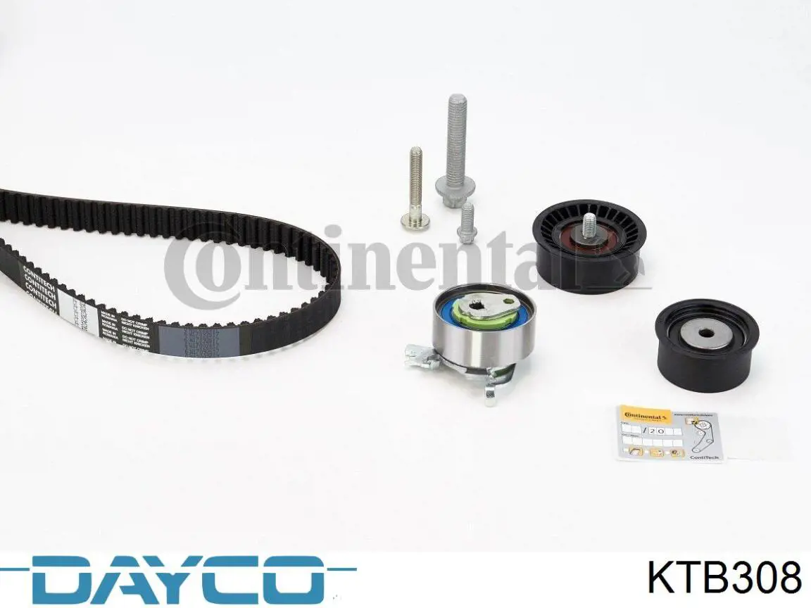 Compre KTB308 Dayco Correia do mecanismo de distribuição de gás, kit