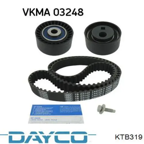 Correia do mecanismo de distribuição de gás, kit Dayco KTB319 preço, a partir de 77,73 USD