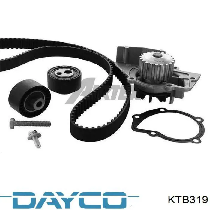 Compre KTB319 Dayco Correia do mecanismo de distribuição de gás, kit