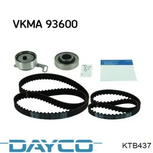 Compre KTB437 Dayco Correia do mecanismo de distribuição de gás, kit