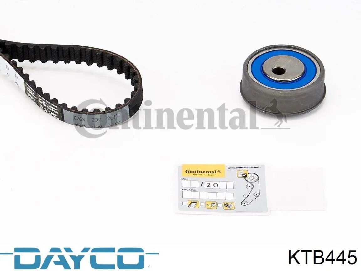 Compre KTB445 Dayco Correia do mecanismo de distribuição de gás, kit