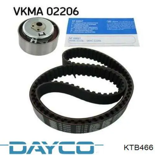 Compre KTB466 Dayco Correia do mecanismo de distribuição de gás, kit