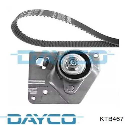 KTB467 Dayco Correia do mecanismo de distribuição de gás, kit