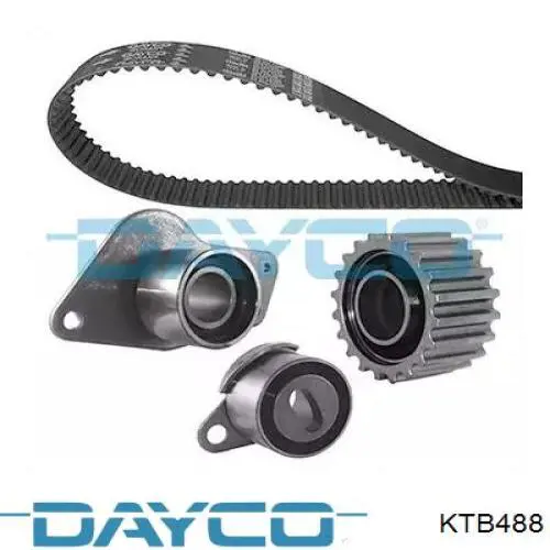KTB488 Dayco Correia do mecanismo de distribuição de gás, kit