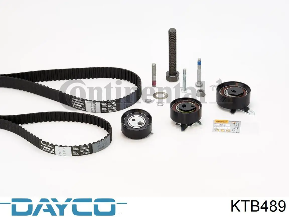 Correia do mecanismo de distribuição de gás, kit Dayco KTB489 preço, a partir de 168,33 USD