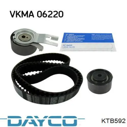 Correia do mecanismo de distribuição de gás, kit Dayco KTB592 preço, a partir de 112,21 USD