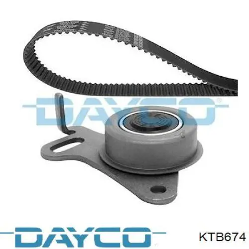 Correia do mecanismo de distribuição de gás, kit Dayco KTB674 preço, a partir de 57,37 USD