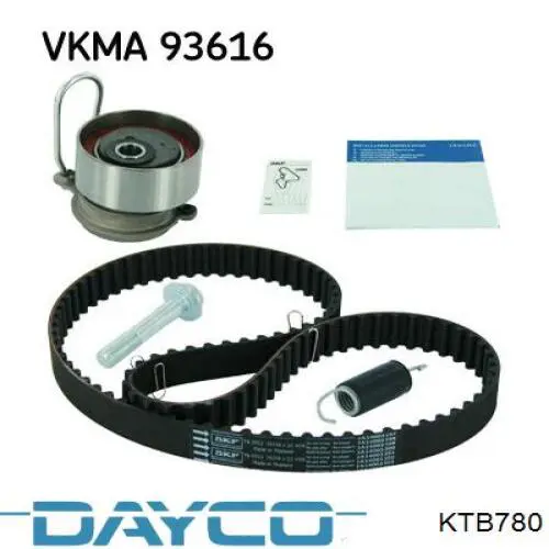 Compre KTB780 Dayco Correia do mecanismo de distribuição de gás, kit