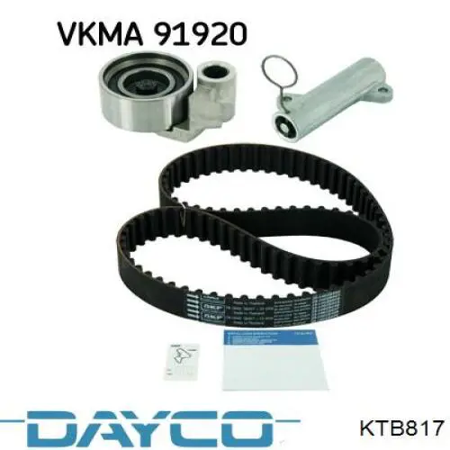 KTB817 Dayco Correia do mecanismo de distribuição de gás, kit
