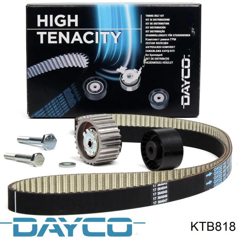 Compre KTB818 Dayco Correia do mecanismo de distribuição de gás, kit