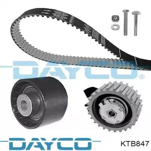 KTB847 Dayco Correia do mecanismo de distribuição de gás, kit