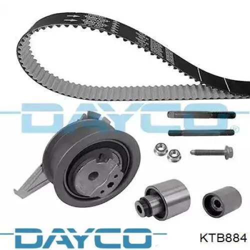 KTB884 Dayco Correia do mecanismo de distribuição de gás, kit
