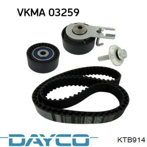 Correia do mecanismo de distribuição de gás, kit Dayco KTB914 preço, a partir de 77,11 USD