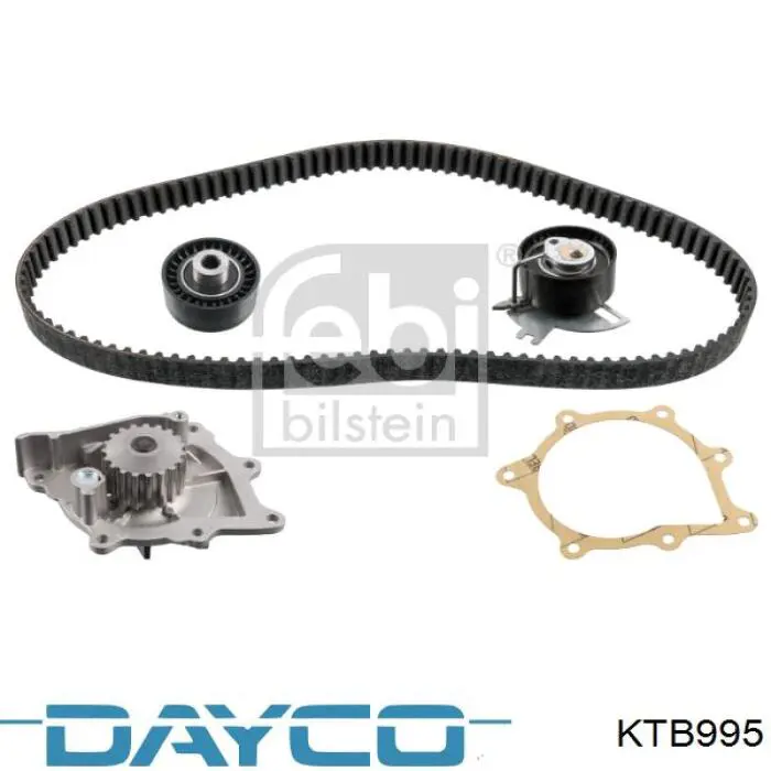Compre KTB995 Dayco Correia do mecanismo de distribuição de gás, kit