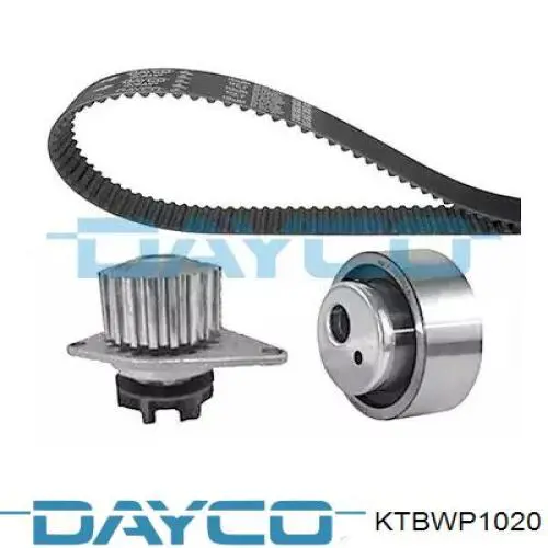 KTBWP1020 Dayco Correia do mecanismo de distribuição de gás, kit