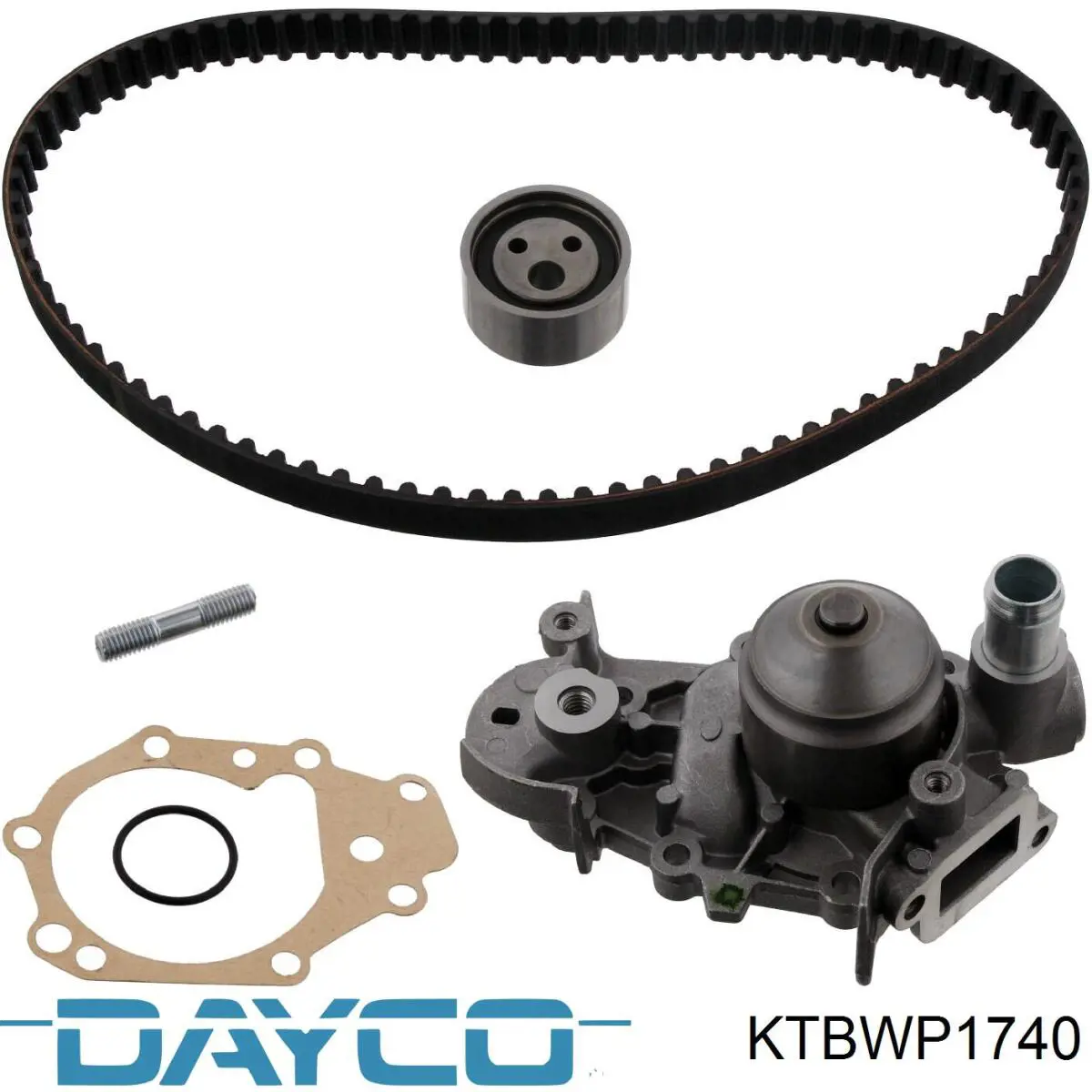 Compre KTBWP1740 Dayco Correia do mecanismo de distribuição de gás, kit