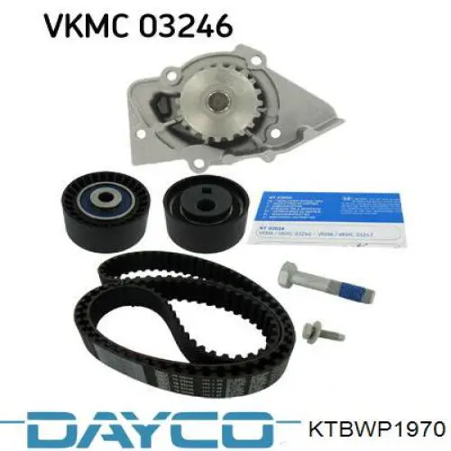 Compre KTBWP1970 Dayco Correia do mecanismo de distribuição de gás, kit