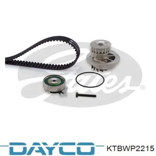 Compre KTBWP2215 Dayco Correia do mecanismo de distribuição de gás, kit