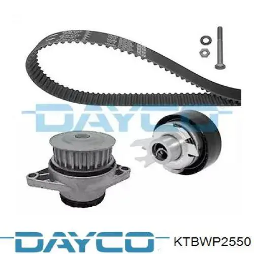 KTBWP2550 Dayco Correia do mecanismo de distribuição de gás, kit