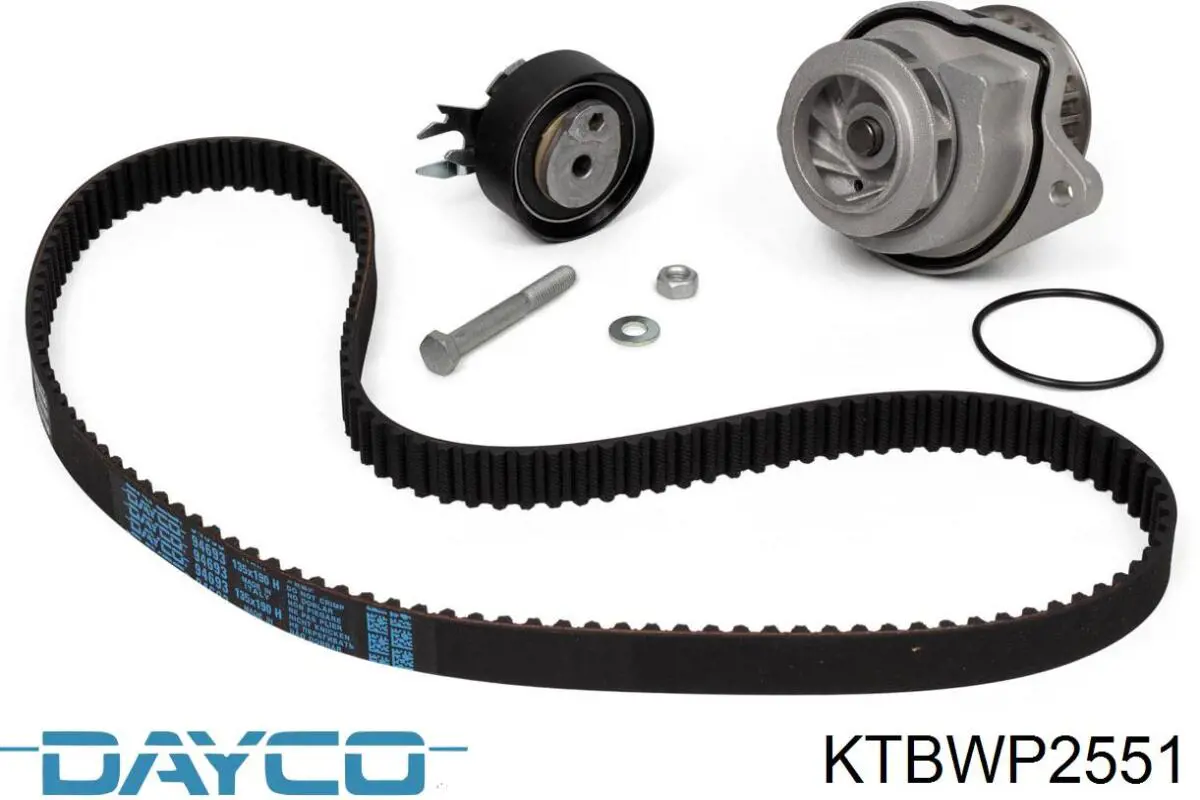 Correia do mecanismo de distribuição de gás, kit Dayco KTBWP2551 preço, a partir de 89,07 USD