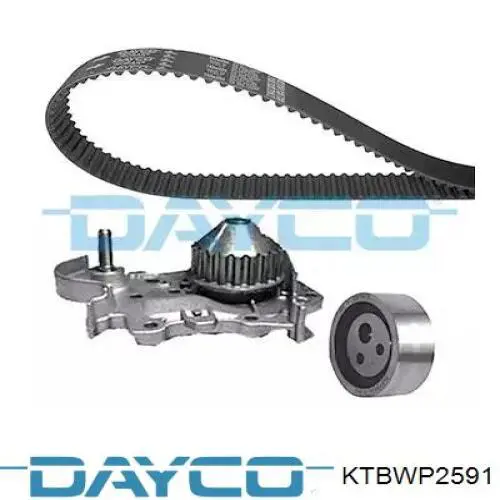 Correia do mecanismo de distribuição de gás, kit Dayco KTBWP2591 preço, a partir de 127,06 USD