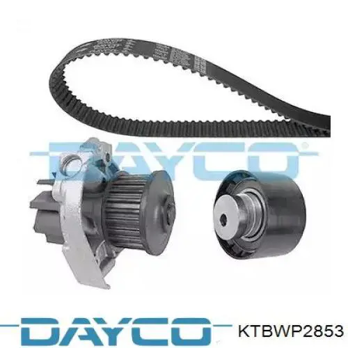 KTBWP2853 Dayco Correia do mecanismo de distribuição de gás, kit