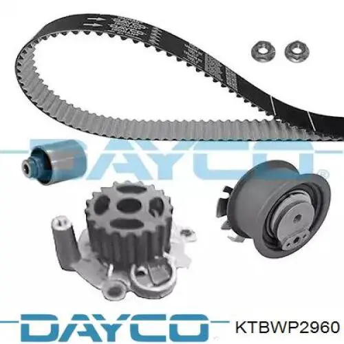 Correia do mecanismo de distribuição de gás, kit Dayco KTBWP2960 preço, a partir de 190,44 USD