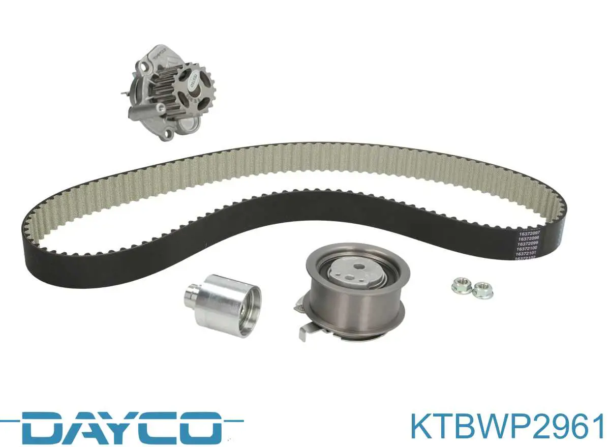 Correia do mecanismo de distribuição de gás, kit Dayco KTBWP2961 preço, a partir de 121,94 USD