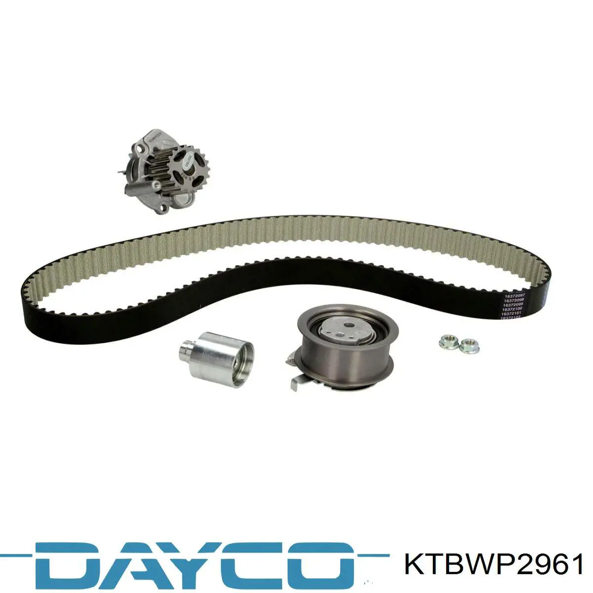 Compre KTBWP2961 Dayco Correia do mecanismo de distribuição de gás, kit