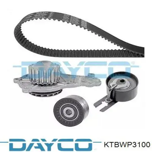 KTBWP3100 Dayco Correia do mecanismo de distribuição de gás, kit