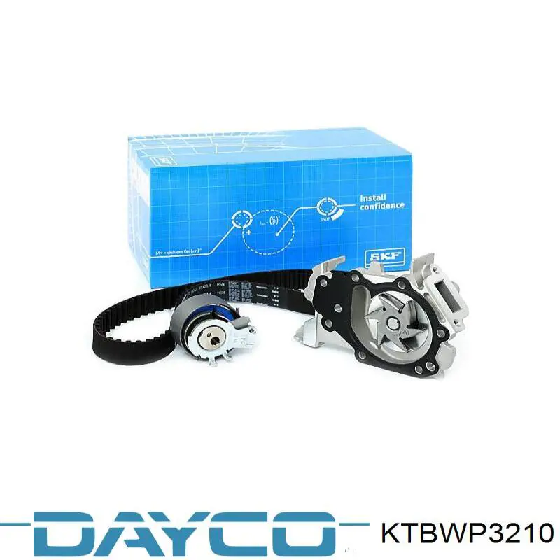 Compre KTBWP3210 Dayco Correia do mecanismo de distribuição de gás, kit