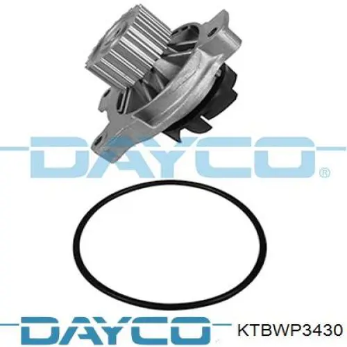 Compre KTBWP3430 Dayco Correia do mecanismo de distribuição de gás, kit